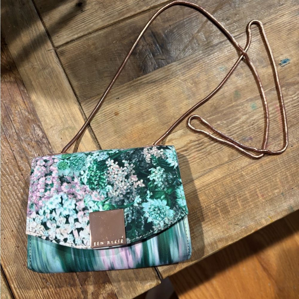Ted Baker floral clutch/shoulder bag